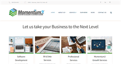Desktop Screenshot of momentum3.biz